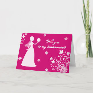 Convite Bridesmaid Card