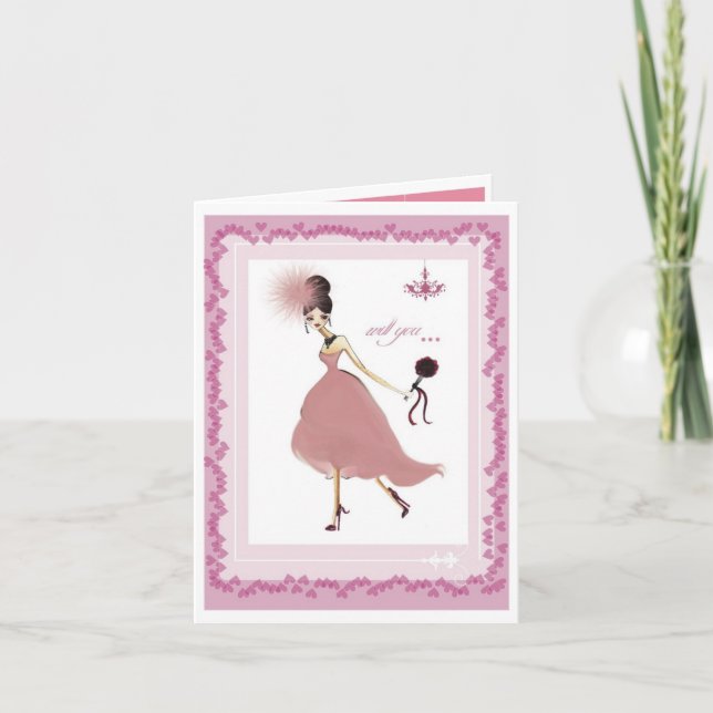 Convite Bridesmaid Card (Frente)