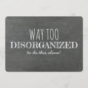 Convite Bridesmaid/Madrinha de casamento desorganizada/eng