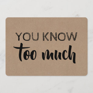 Convite Bridesmaid / Madrinha de casamento Engraçado Moder