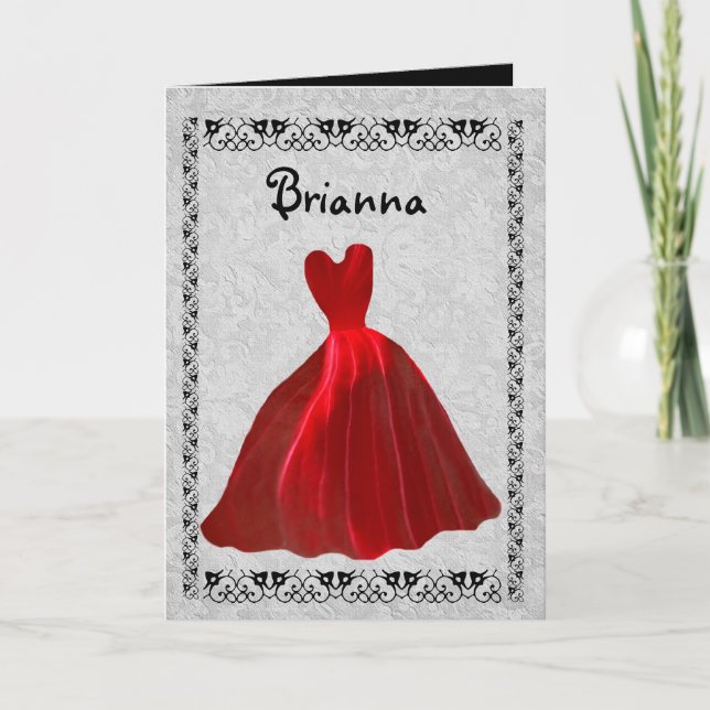 Convite BRIDESMAID - Parabéns RED Velvet (Frente)