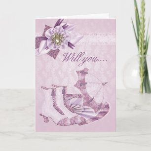 Convite Bridesmaid, será minha dona de Bridesmaid?