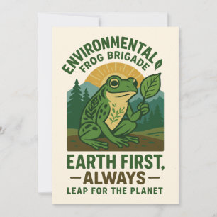 Convite Brigada de Sapos Ambiental – Terra Primeiro, Sempr