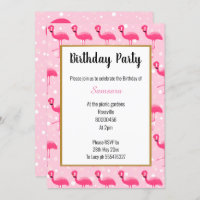 Bright Flamingo Pink Bubble Aniversário