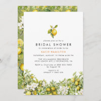 Bright Lemon Floral | Chá de panela casual