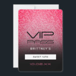 Convite Brilhante preto rosa quente Brilhante Doce 16.ª pa<br><div class="desc">Pode ser personalizado para atender às suas necessidades. © Gorjo Designs. Feito para você através da plataforma Zazzle. // Precisa de ajuda para personalizar o seu design? Tem outras ideias? Sinta-se à vontade para me contactar (Zoe) diretamente.</div>