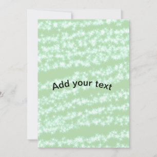 Convite Brilho de lantejoula pastel verde texto nome boho