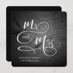 Convite Brilho de pedra preta