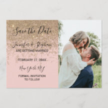 Brilho Dourado Lascas Blush Rosa Salve as Datas