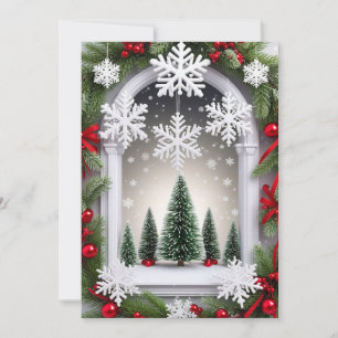 Convite Brilho Festivo de Natal na Janela ❄️Exposição de F