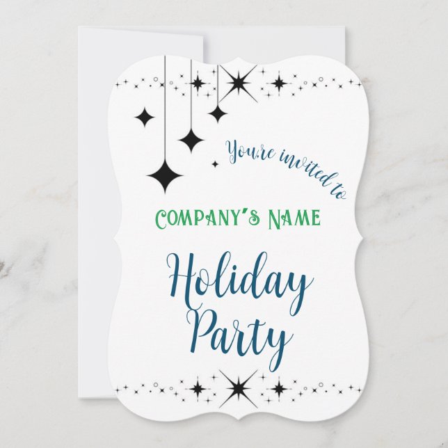 Convite Brilho Negro (Frente)