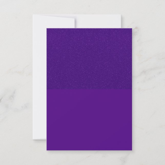 Convite Brilho Roxo com Acabamento Dividido – Pers (Frente)