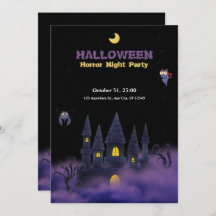 Brincadeira de preto roxo Dia das Bruxas 5" x 7"