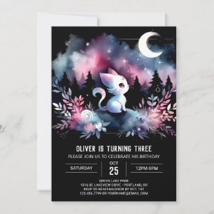 Convite Brincadeira Gato de Aniversário