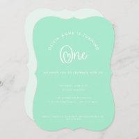 Brincadeira Mint Heart Script Primeiro Aniversário