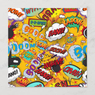 Convite Brincadeira Moderna Cômico Colorido Mostra Ouvidos