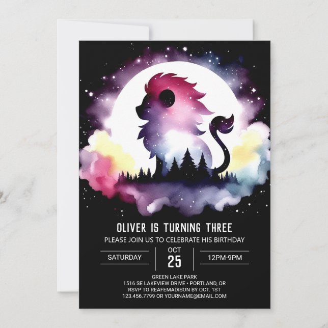 Convite Brincadeiras de Leão (Frente)