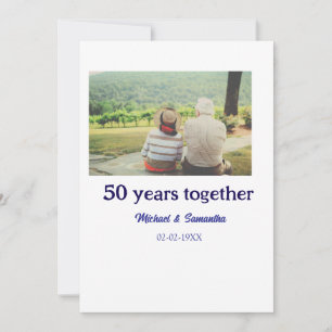 Convite brinde aos 50 anos de aniversário adicionar nome f