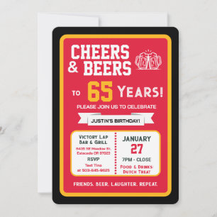Convite Brinde de Aniversário no Bar Esportivo e Cervejas 