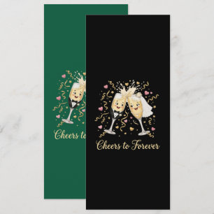 Convite Brinde de Celebração de Casamento