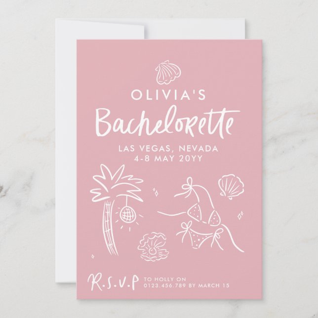 Convite Brinde de torrada de mão branca na costa invi (Frente)