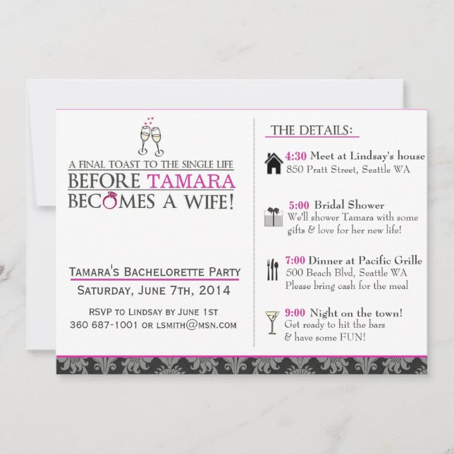 Convite Brinde final (Frente)