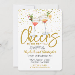 Convite Brindemos à Festa de Ano Novo