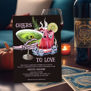 Convite Brindes ao Amor Grotescos Coquetéis Chá de Noiva