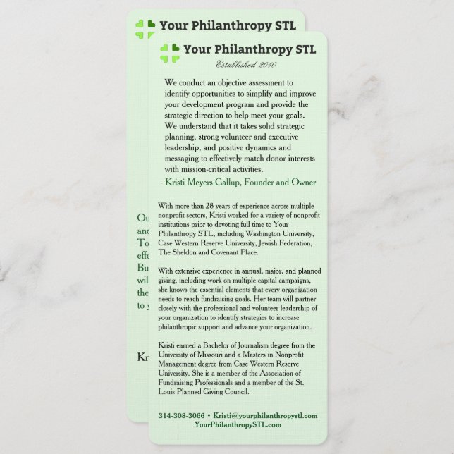 Convite Brochura consultora Skinny (Frente/Verso)