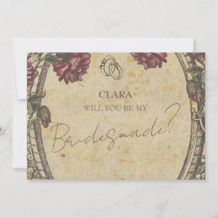 Convite Brown Vintage Classic Wedding Invitatio Bridesmade