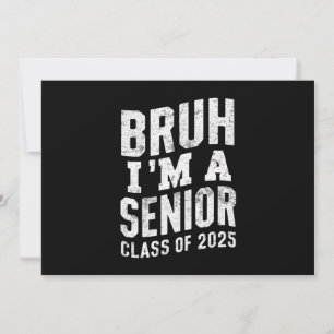 Convite Bruh, eu sou um Mais velho de Graduação 2025