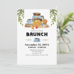 Convite Brunch