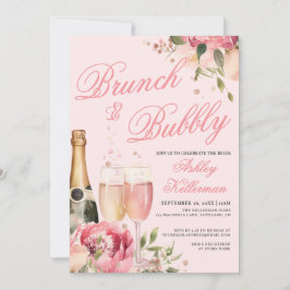 Convite Brunch And Bubbly Bridal Shower