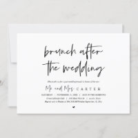 Brunch após o casamento (Pós núpcias)