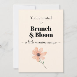 Convite Brunch & Bloom  Invitation