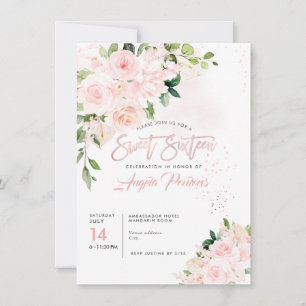 Convite Brunch Bubble H2 Blush Anthuriums Rosas Peonias
