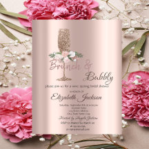 Brunch & Bubbly Flores Drips Chá de Bebê de Noiva
