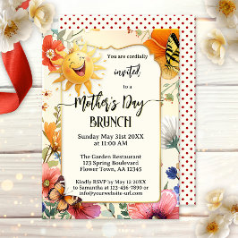Convite Brunch Caprichoso Feliz Dia das Mães