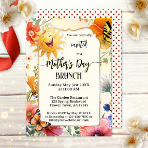 Convite Brunch Caprichoso Feliz Dia das Mães