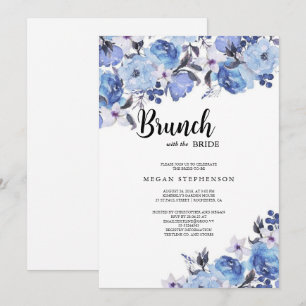 Convite Brunch com o Chá de panela Verde Dourado Bride