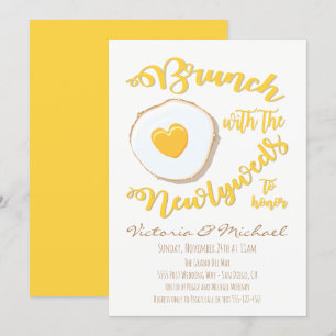 Convite Brunch com os recém-casados Pós Casamento