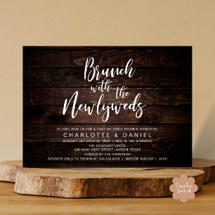 Convite Brunch com recém-casados, Elopemento de Casamento