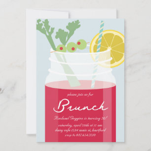 Convite Brunch de Bloody Mary