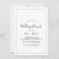 Brunch de Casamento Minimalista