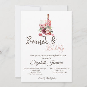 Convite Brunch de Degustação de Vinhos Florais e Espumante
