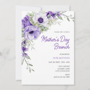 Convite Brunch de dia de as mães