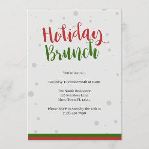 Convite Brunch de Natal