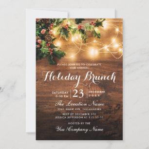 Convite Brunch de Natal Russo