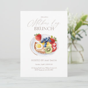 Convite Brunch do Dia das Mães Aquarela Dia das Mães