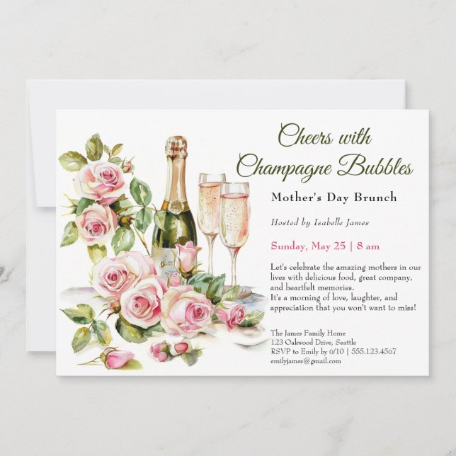 Convite Brunch do Dia das Mães – Brindes com Bolha de Cham (Frente)